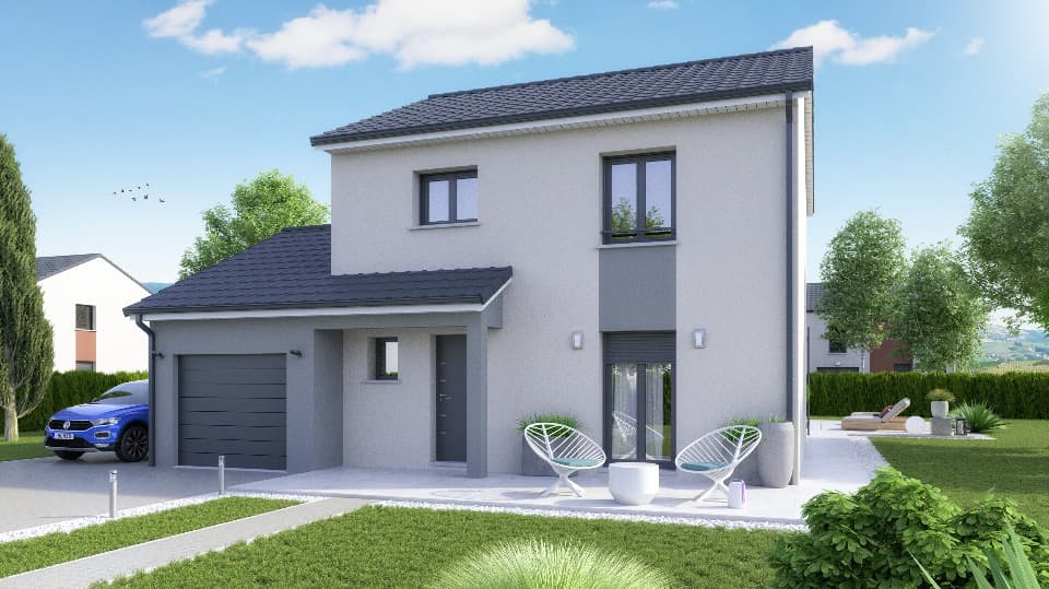 Maison neuve - Terrain à bâtir () à Louvigny (57), prix 329 000 €