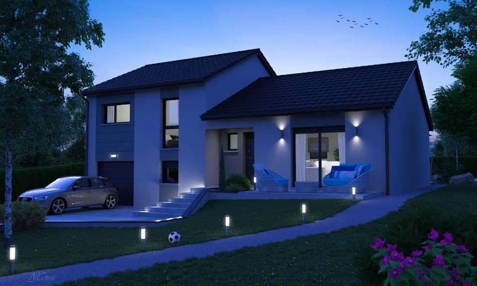 Maison neuve - Terrain à bâtir  () à Louvigny (57), prix 345 000 €