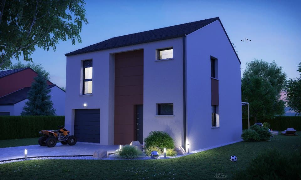 Maison neuve - Terrain à bâtir () à Landres (54), prix 249 999 €