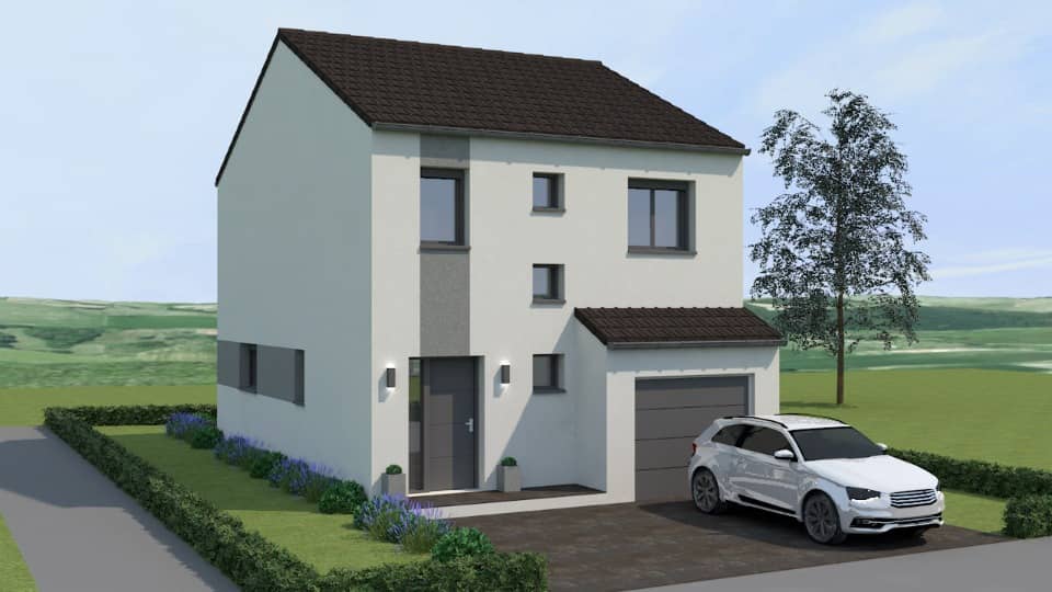 Maison neuve - Terrain à bâtir  () à Bréhain-la-Ville (54), prix 269 000 €