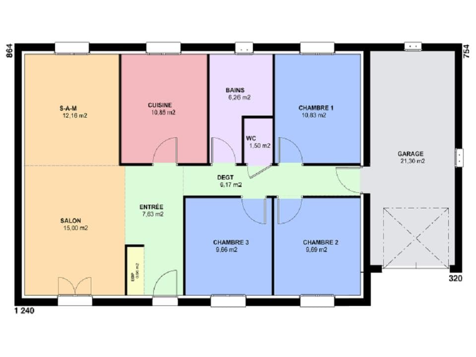 Maison neuve - Terrain à bâtir () à Luppy (57), prix 257 900 €