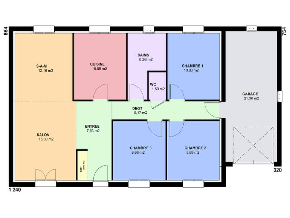 Maison neuve - Terrain à bâtir Herserange (54440) à Herserange (54), prix 279 000 €