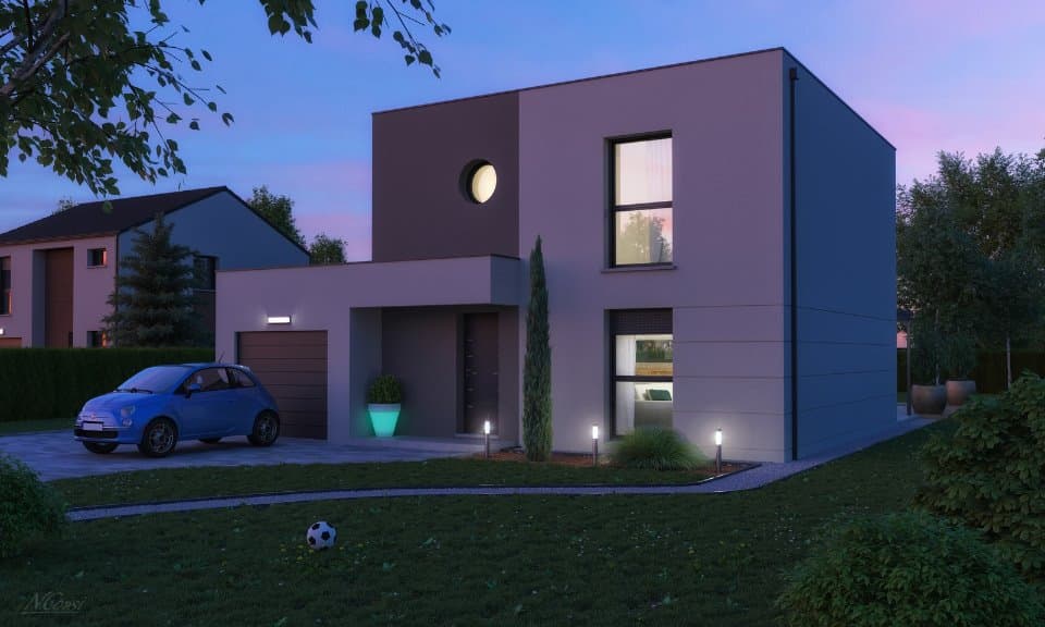 Maison neuve - Terrain à bâtir Mexy (54135) à Mexy (54), prix 385 900 €