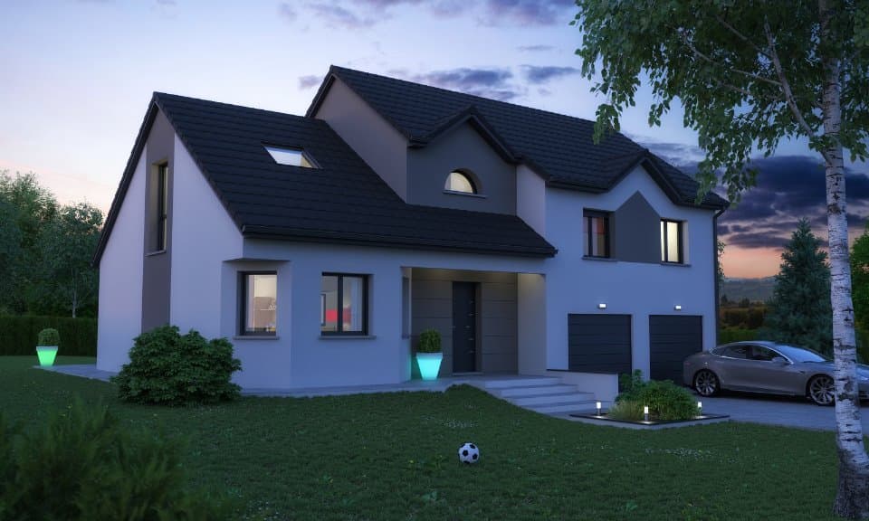 Maison neuve - Terrain à bâtir Mexy (54135) à Mexy (54), prix 459 000 €