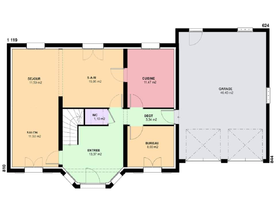 Maison neuve - Terrain à bâtir Mexy (54135) à Mexy, prix 489 000 €