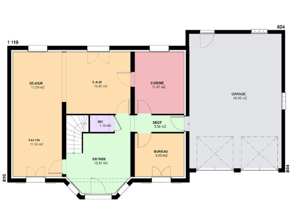 Maison neuve - Terrain à bâtir Mexy (54135) à Mexy (54), prix 489 000 €