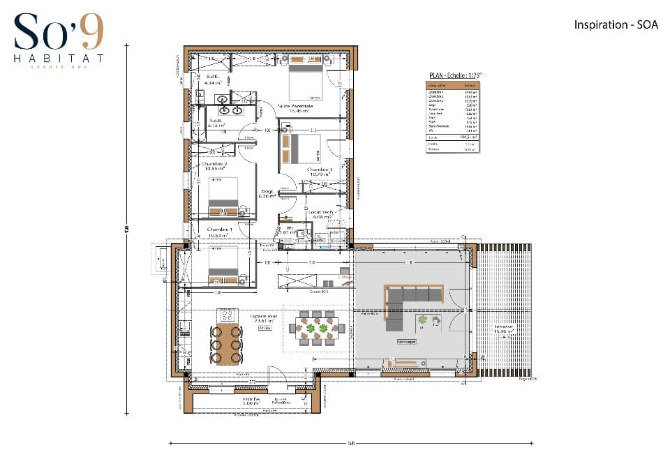 Maison neuve - Terrain à bâtir Bruges (33520) à Bruges (33), prix 860 000 €