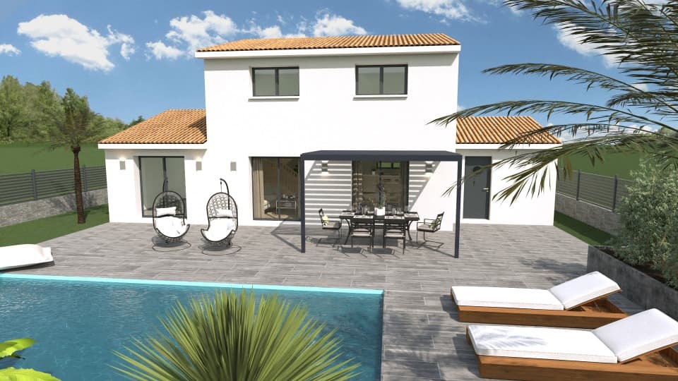 Maison neuve - Terrain à bâtir Cases-de-Pène (66600) à Cases-de-Pène (66), prix 379 000 €