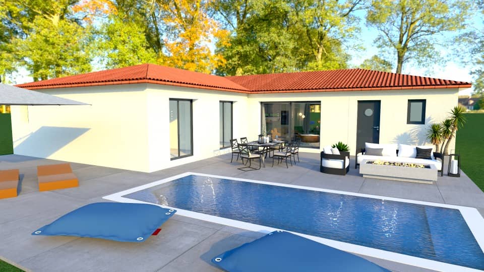 Maison neuve - Terrain à bâtir Cases-de-Pène (66600) à Cases-de-Pène (66), prix 382 000 €