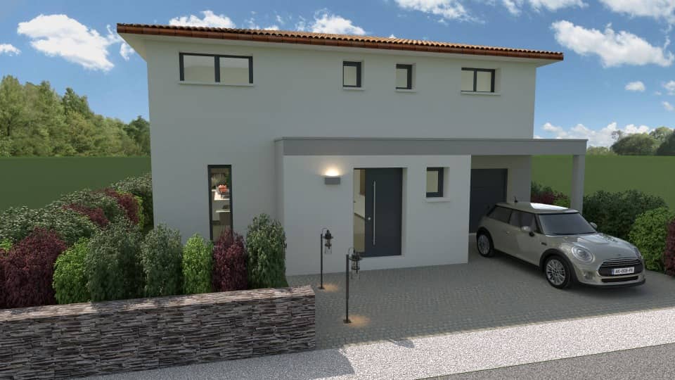 Maison neuve - Terrain à bâtir Cases-de-Pène (66600) à Cases-de-Pène (66), prix 369 000 €