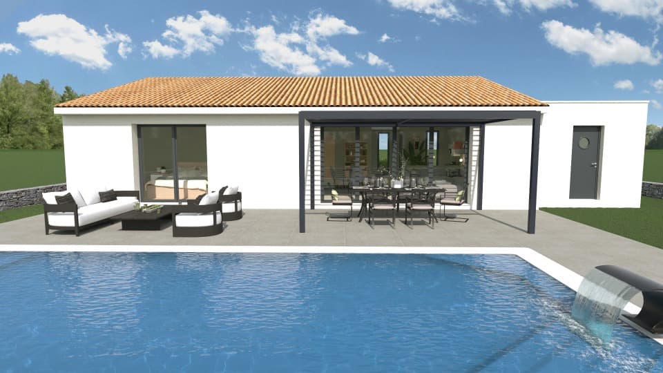 Maison neuve - Terrain à bâtir Palau-del-Vidre (66690) à Palau-del-Vidre (66), prix 374 000 €