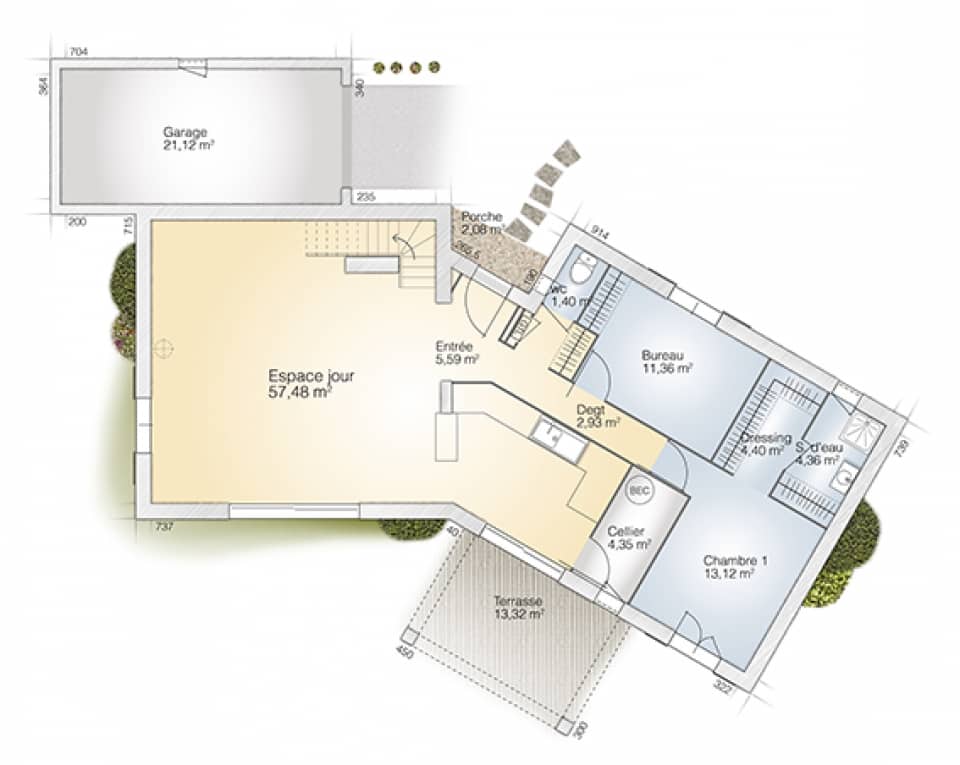 Maison neuve - Terrain à bâtir  () à Roujan (34), prix 400 000 €