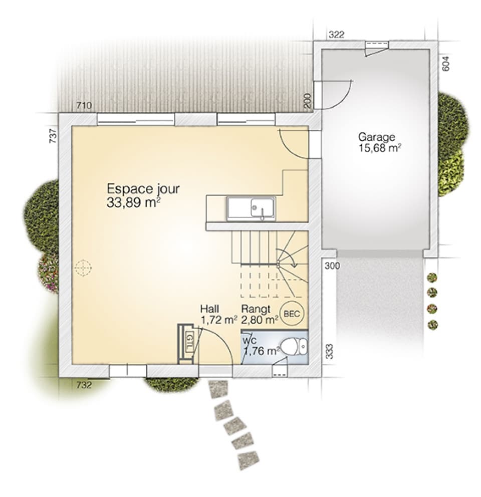 Maison neuve - Terrain à bâtir () à Péret (34), prix 241 000 €