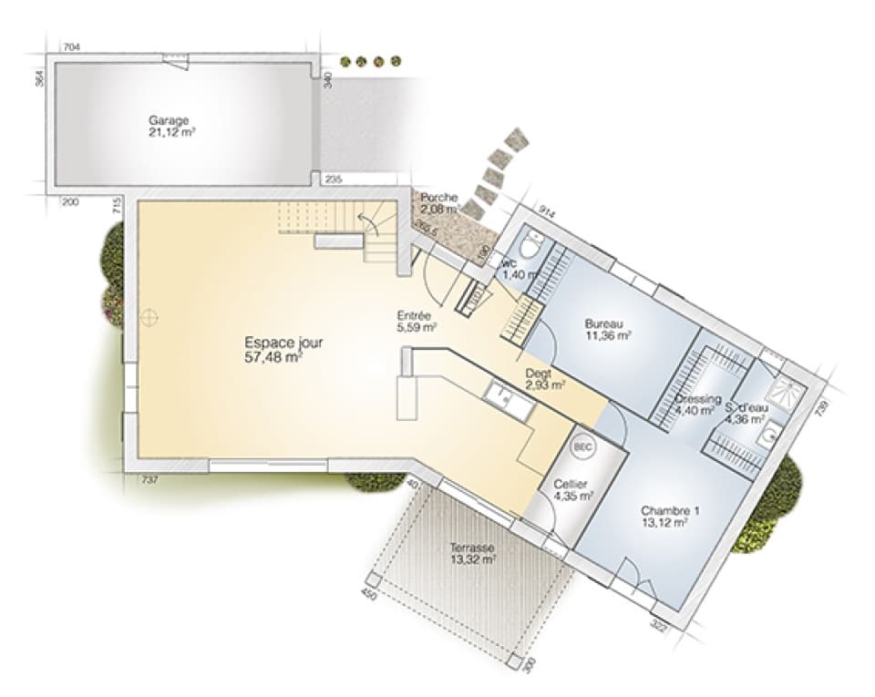 Maison neuve - Terrain à bâtir Pézenas (34120) à Pézenas (34), prix 450 000 €