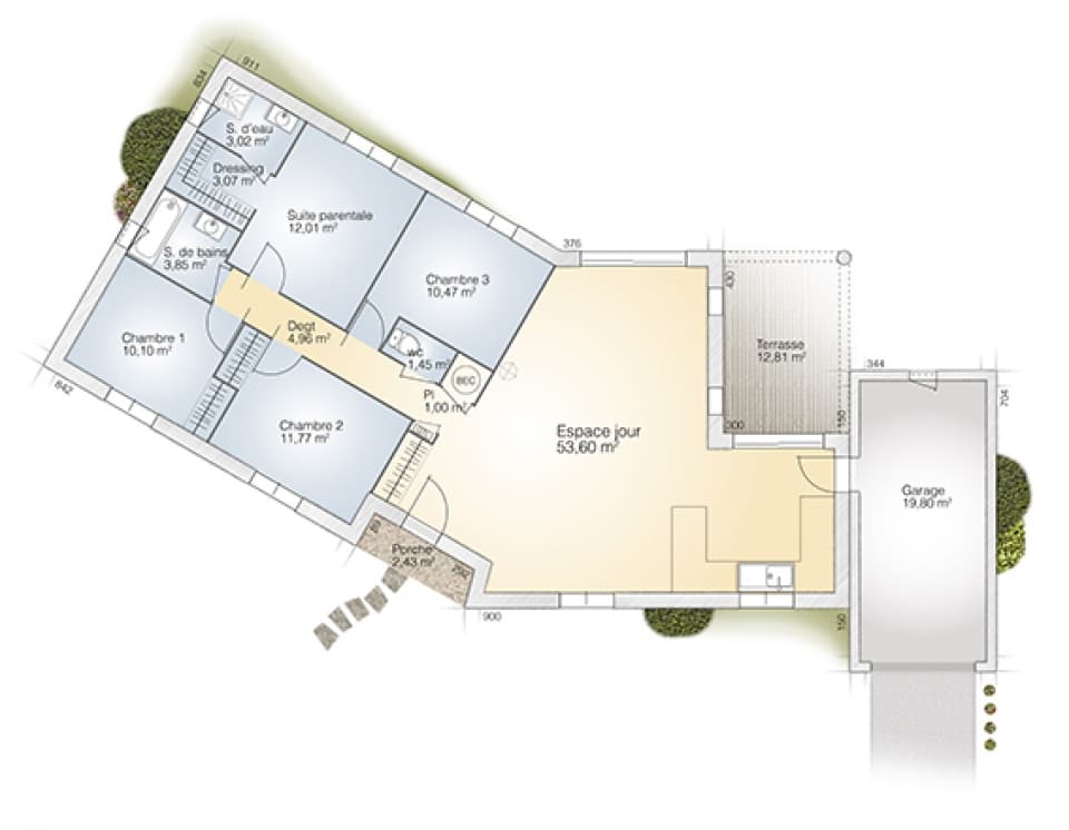 Maison neuve - Terrain à bâtir () à Cessenon-sur-Orb (34), prix 299 000 €