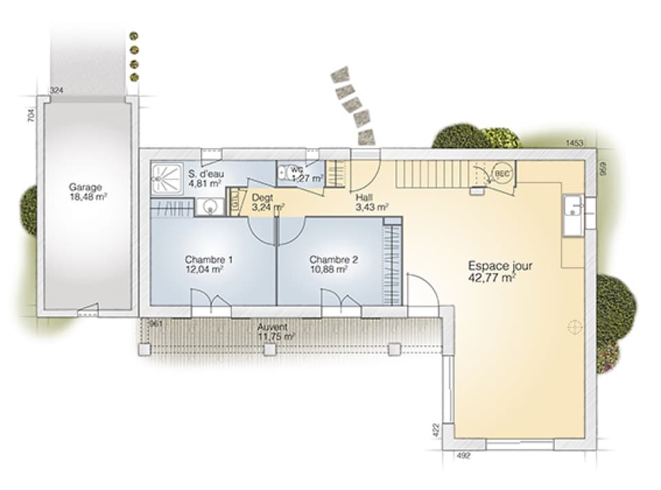 Maison neuve - Terrain à bâtir () à Cessenon-sur-Orb (34), prix 335 000 €