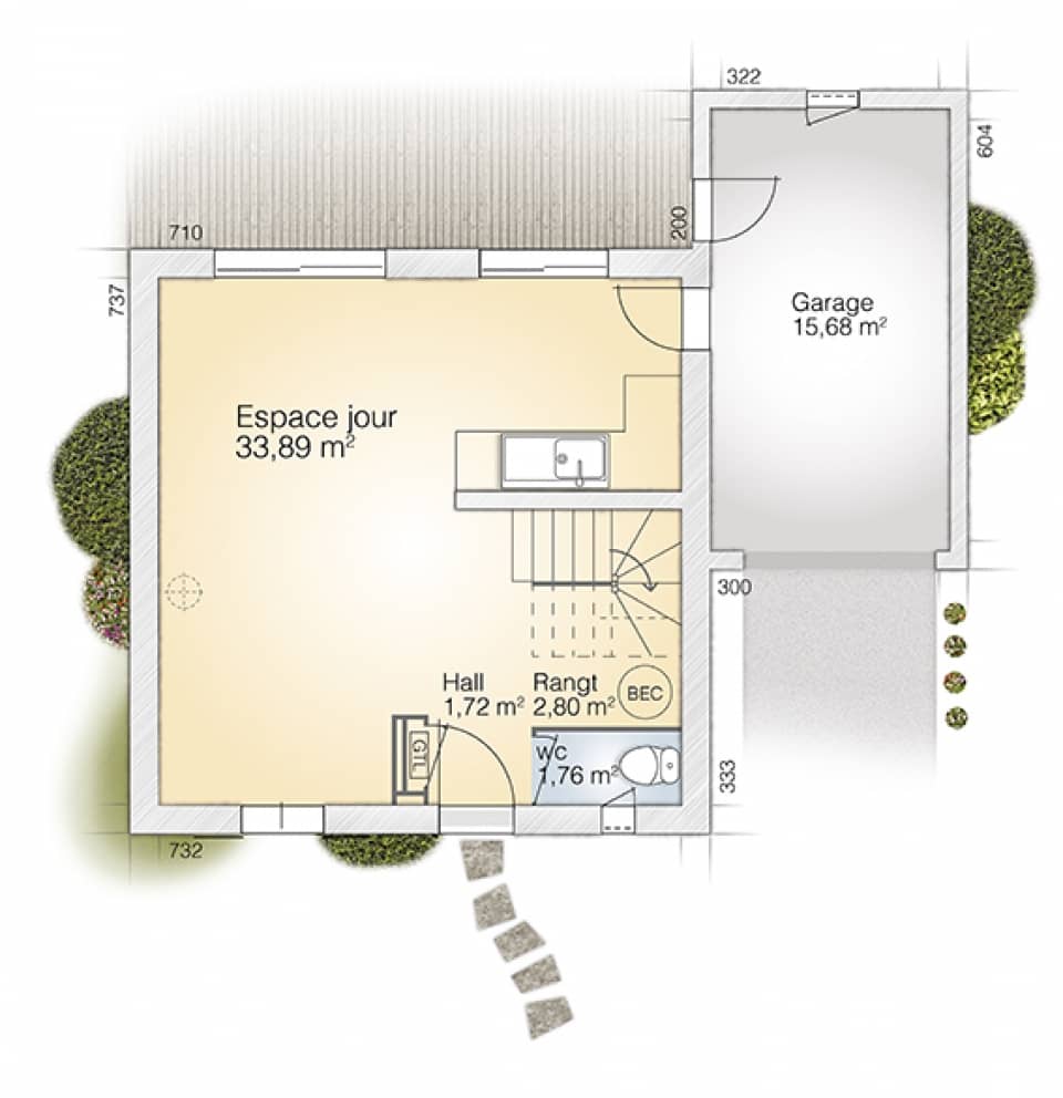 Maison neuve - Terrain à bâtir  () à Lignan-sur-Orb (34), prix 304 000 €