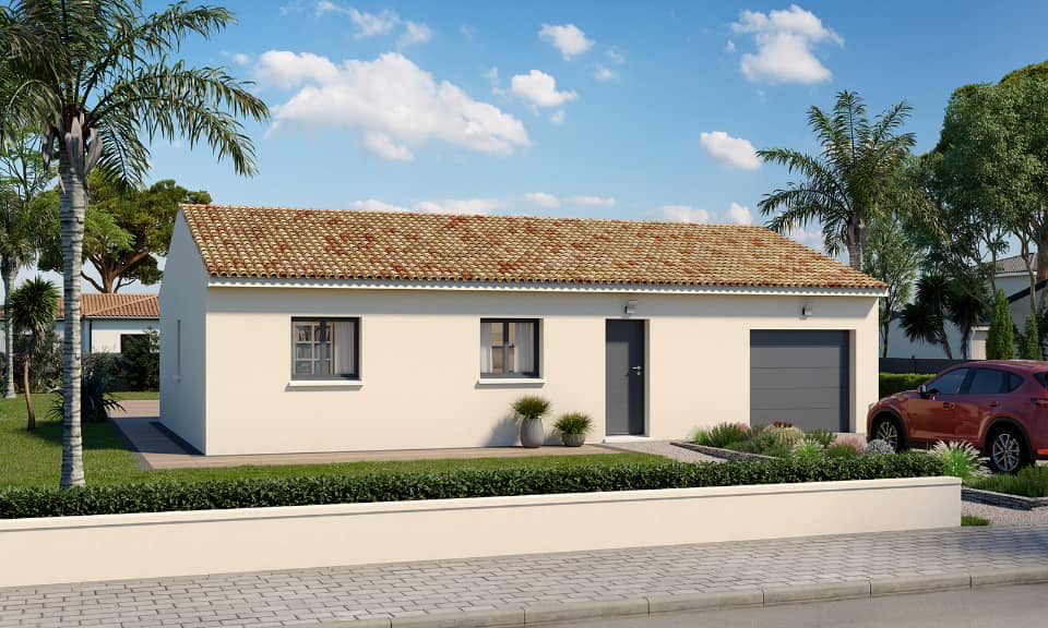 Maison neuve - Terrain à bâtir () à Montady (34), prix 230 000 €