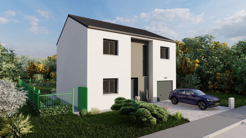 Maison neuve - Terrain à bâtir Metzeresche (57920) à Metzeresche (57), prix 289 900 €