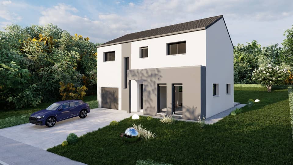 Maison neuve - Terrain à bâtir () à Metzeresche, prix 341 900 €