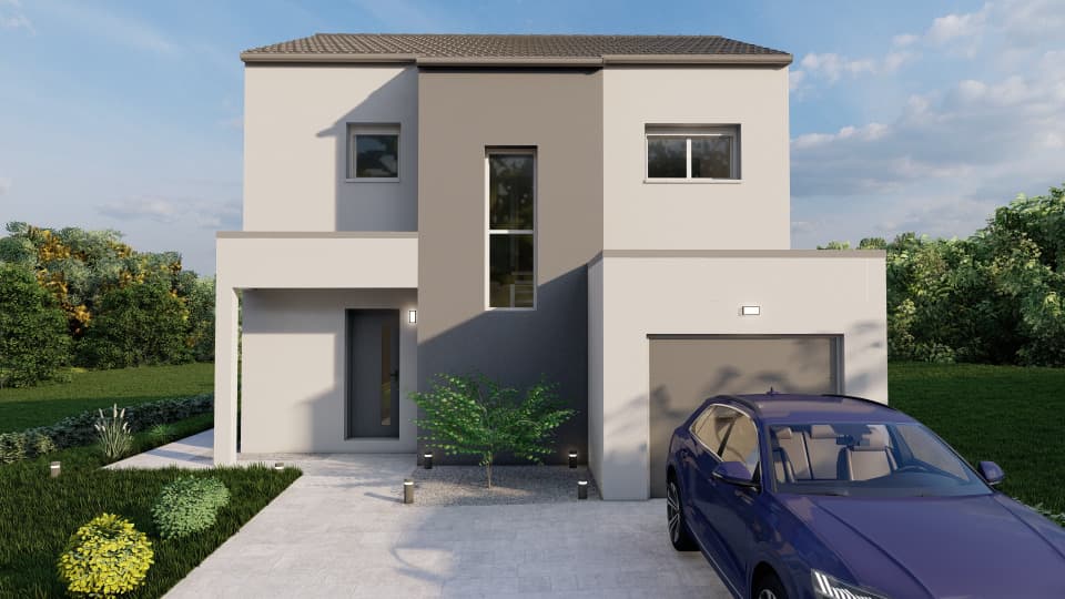 Maison neuve - Terrain à bâtir Hagen (57570) à Hagen (57), prix 435 000 €