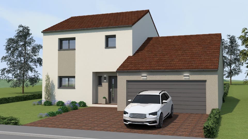 Maison neuve - Terrain à bâtir Rodemack (57570) à Rodemack (57), prix 459 000 €