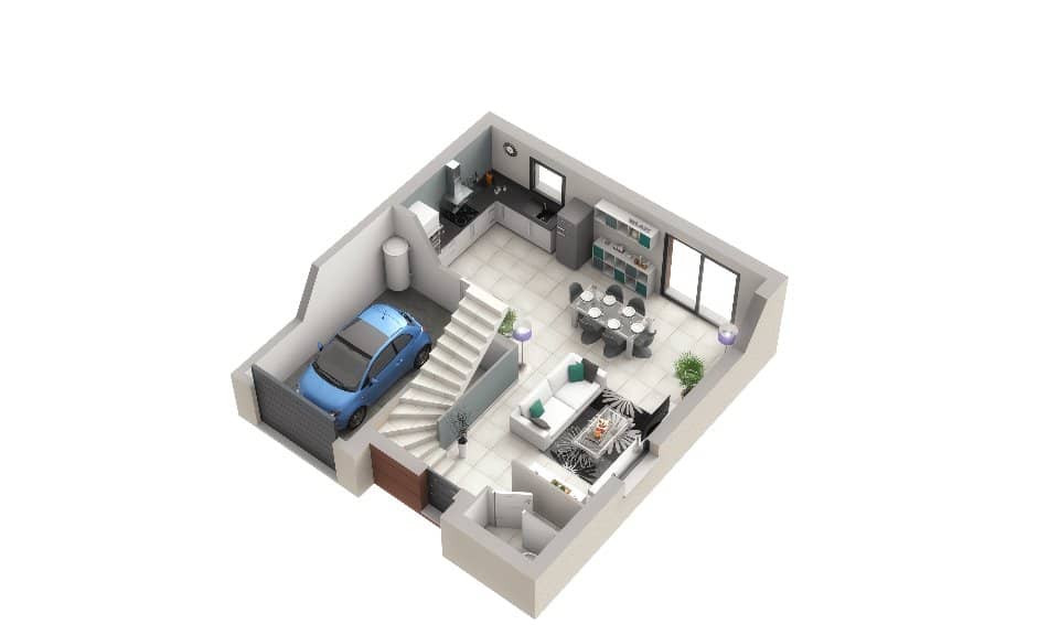 Maison neuve - Terrain à bâtir Distroff (57925) à Distroff (57), prix 279 000 €