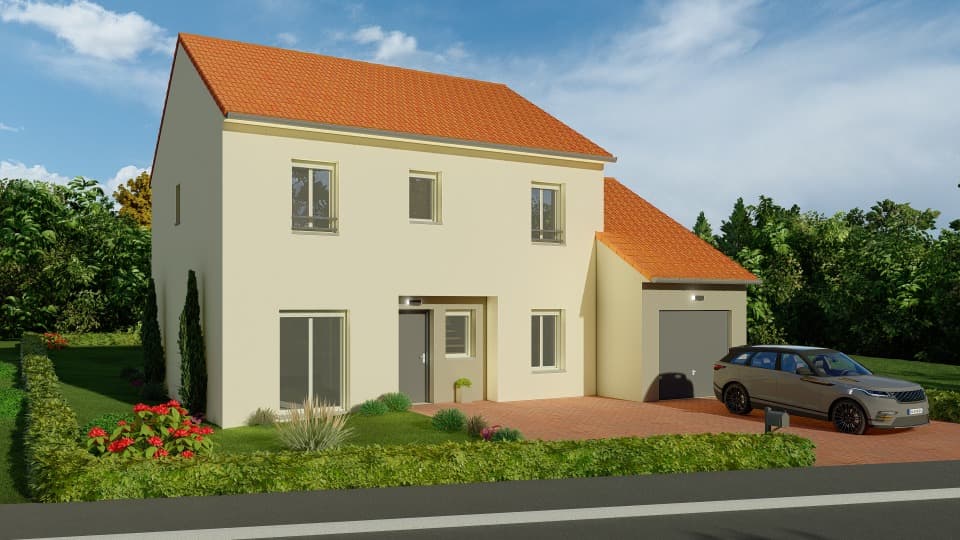 Maison neuve - Terrain à bâtir Rodemack (57570) à Rodemack (57), prix 479 000 €