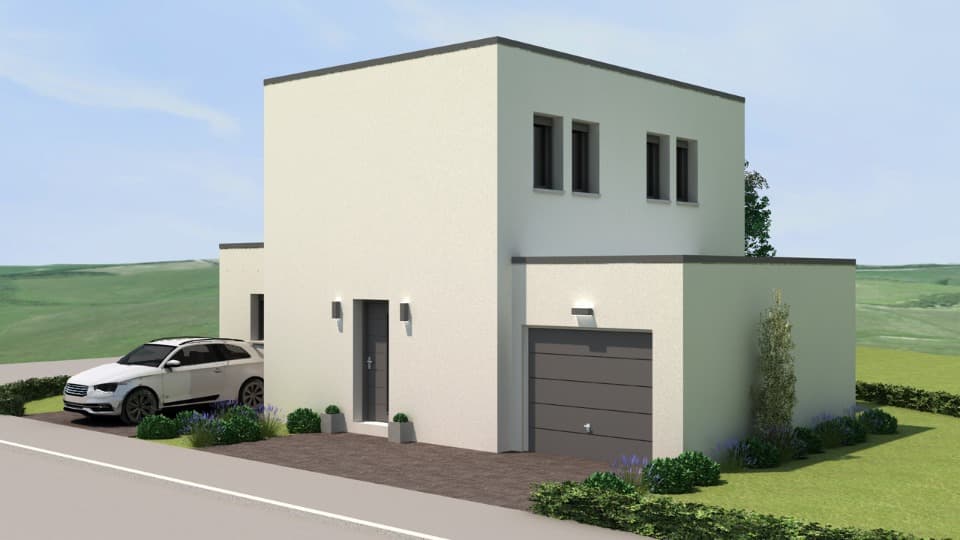 Maison neuve - Terrain à bâtir () à Manom (57), prix 471 000 €