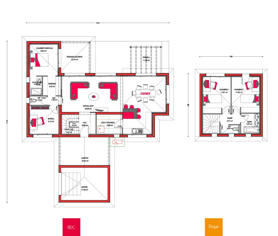 Maison neuve - Terrain à bâtir Parempuyre (33290) à Parempuyre (33), prix 458 000 €