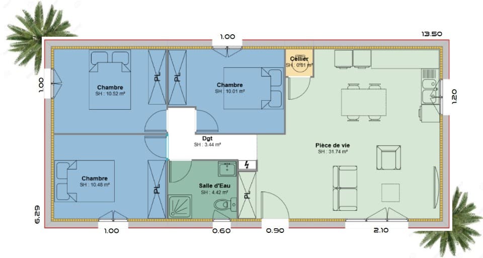Maison neuve - Terrain à bâtir Gignac-la-Nerthe (13180) à Gignac-la-Nerthe (13), prix 368 000 €