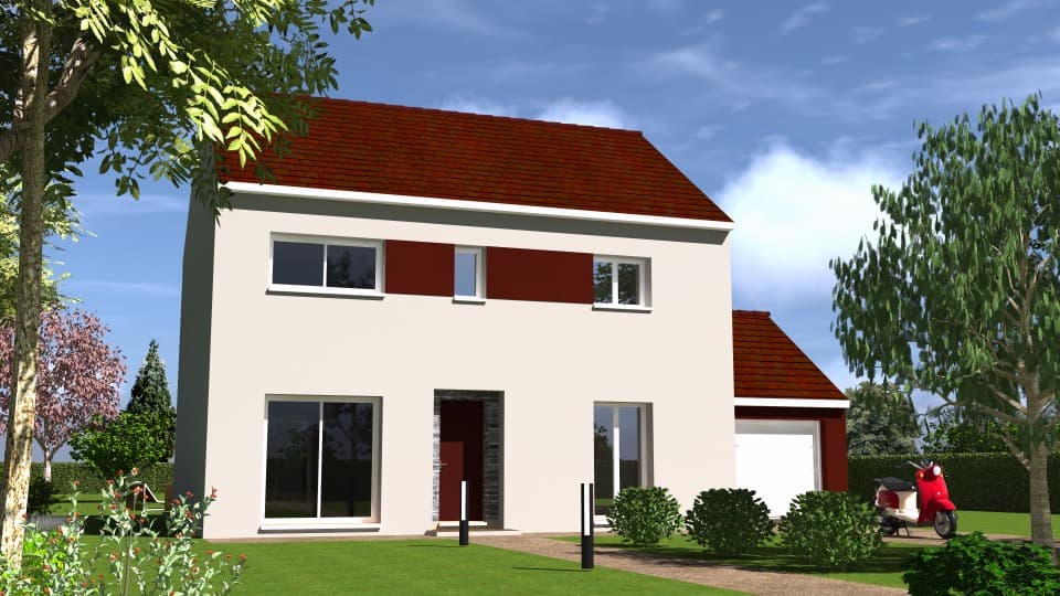 Maison neuve - Terrain à bâtir Souppes-sur-Loing (77460) à Souppes-sur-Loing (77), prix 332 630 €