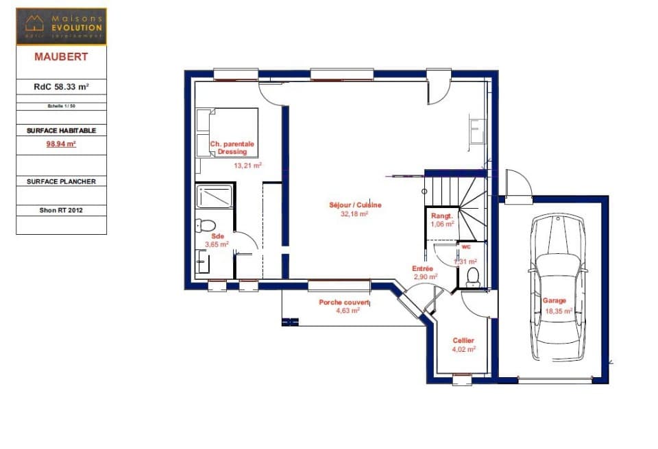 Maison neuve - Terrain à bâtir Saintry-sur-Seine (91250) à Saintry-sur-Seine (91), prix 445 000 €