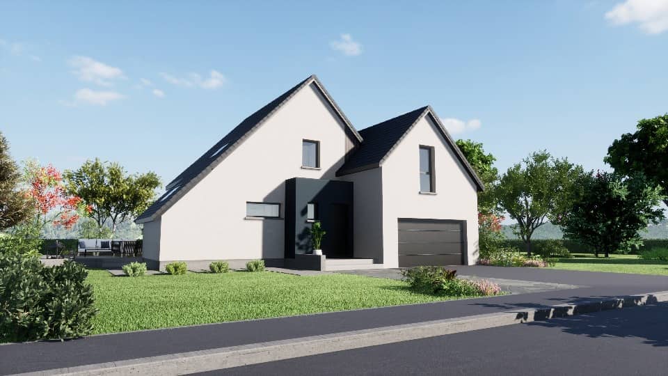 Maison neuve - Terrain à bâtir () à Guémar, prix 438 500 €