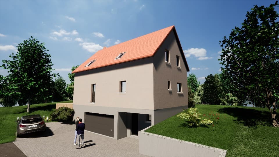 Maison neuve - Terrain à bâtir Châtenois (67730) à Châtenois (67), prix 519 900 €