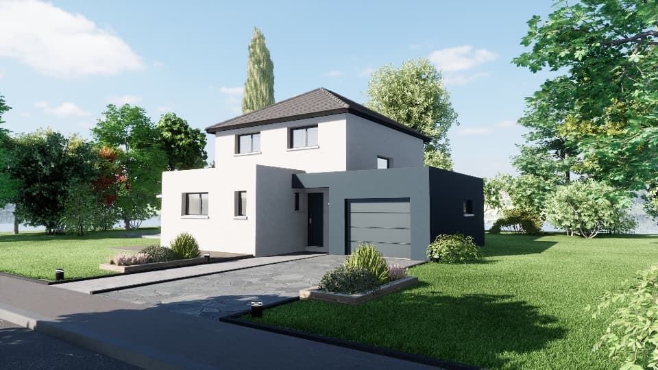 Maison neuve - Terrain à bâtir Hangenbieten (67980) à Hangenbieten (67), prix 470 200 €