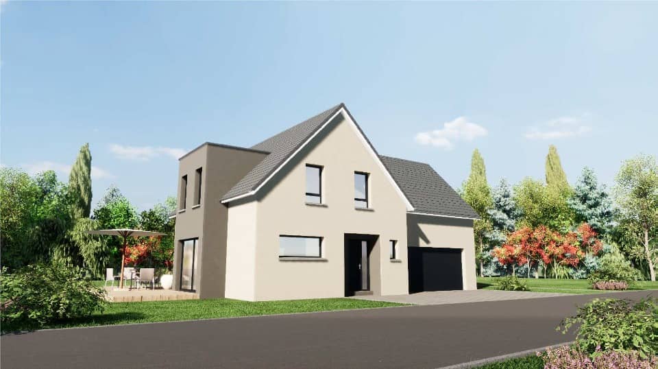 Maison neuve - Terrain à bâtir Russ (67130) à Russ, prix 395 300 €