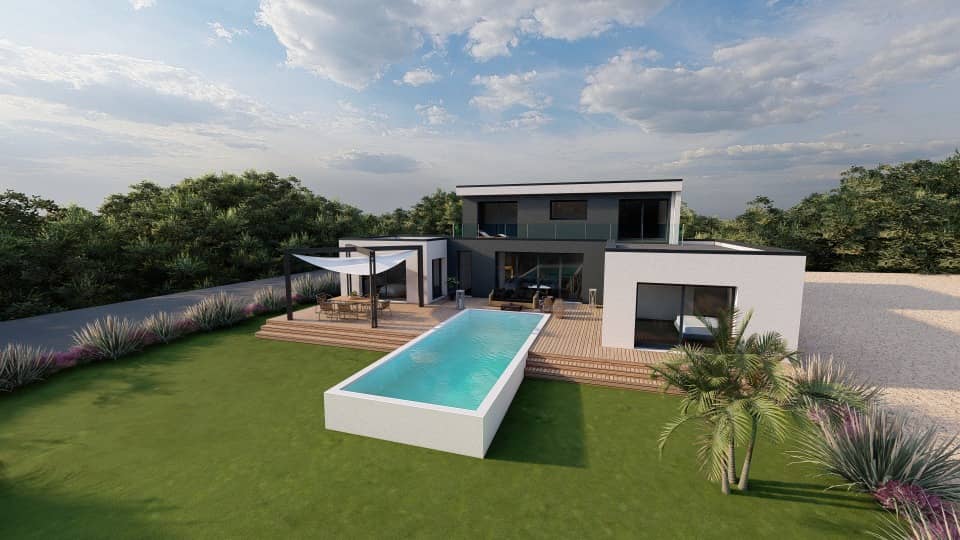 Maison neuve - Terrain à bâtir () à Plescop, prix 725 000 €