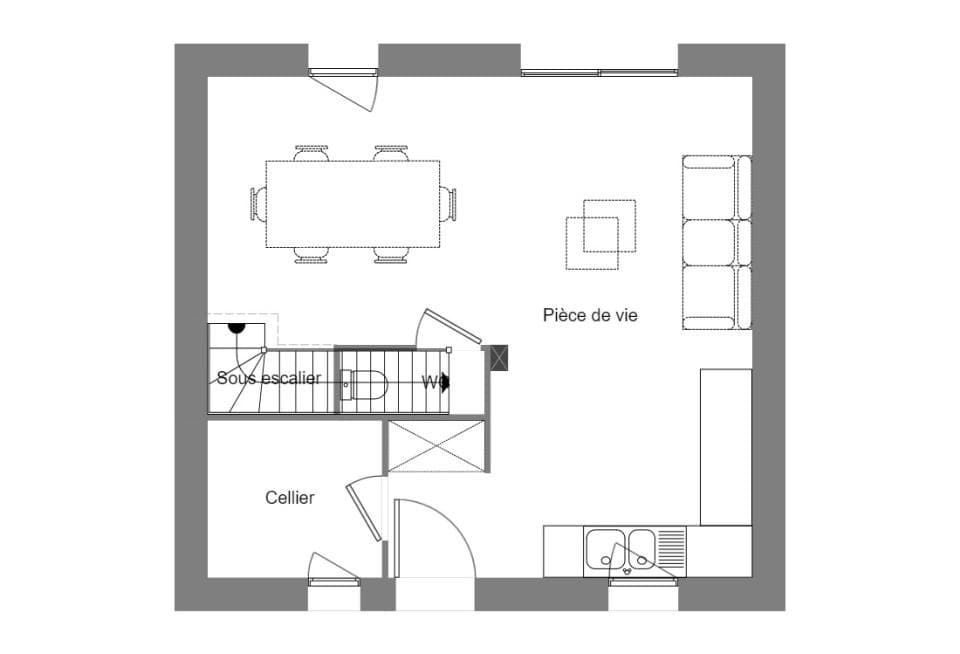 Maison neuve - Terrain à bâtir () à Elven (56), prix 278 000 €
