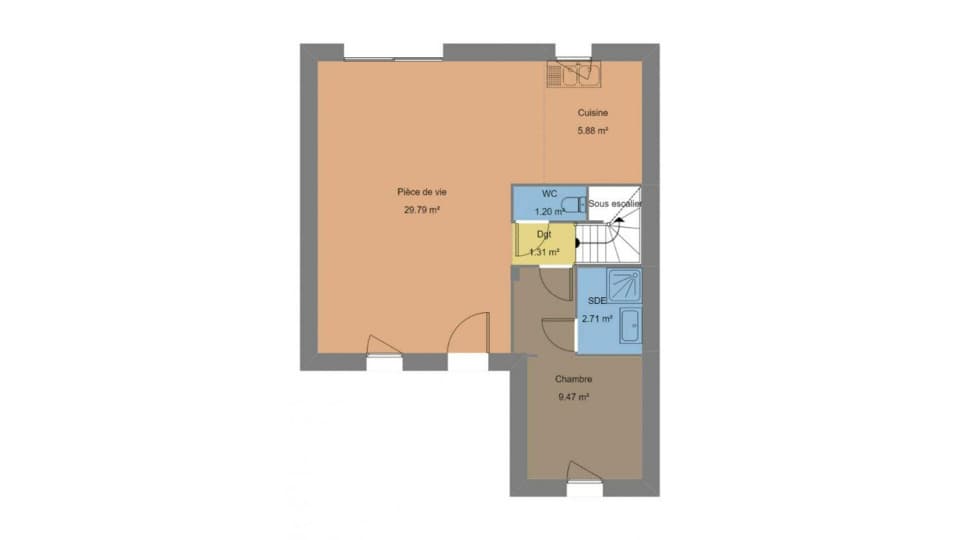 Maison neuve - Terrain à bâtir  () à Belz (56), prix 376 600 €