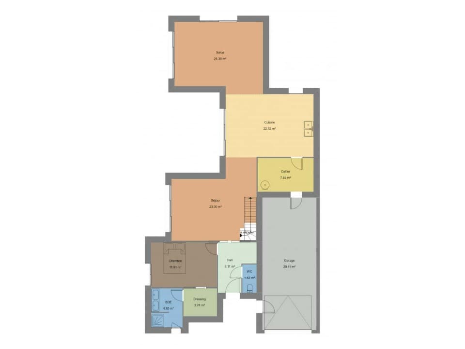 Maison neuve - Terrain à bâtir () à Guidel (56), prix 550 800 €