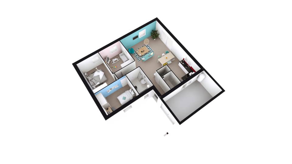 Maison neuve - Terrain à bâtir () à Kervignac, prix 279 000 €