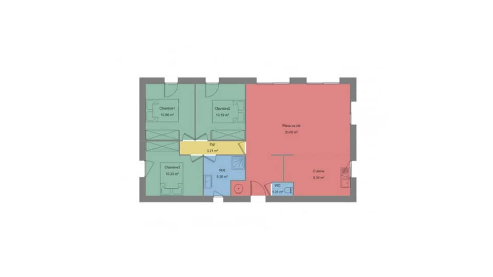 Maison neuve - Terrain à bâtir () à Inzinzac-Lochrist, prix 257 500 €