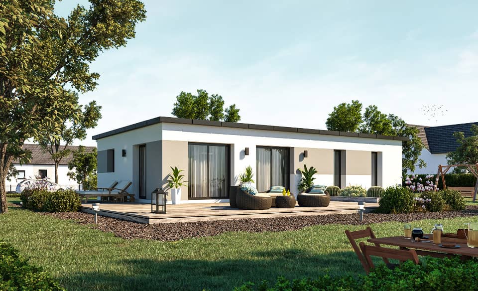 Maison neuve - Terrain à bâtir Inzinzac-Lochrist (56650) à Inzinzac-Lochrist, prix 271 500 €