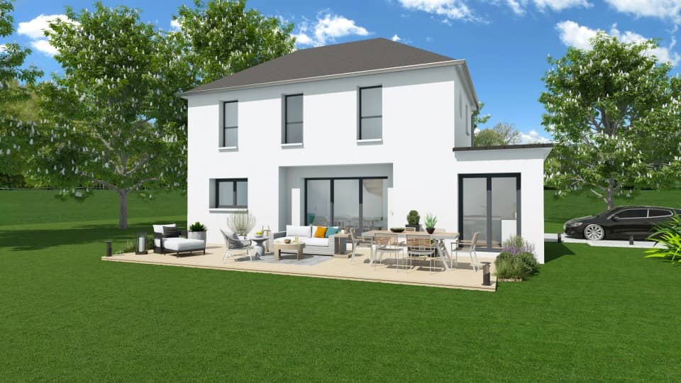 Maison neuve - Terrain à bâtir Inzinzac-Lochrist (56650) à Inzinzac-Lochrist (56), prix 342 000 €