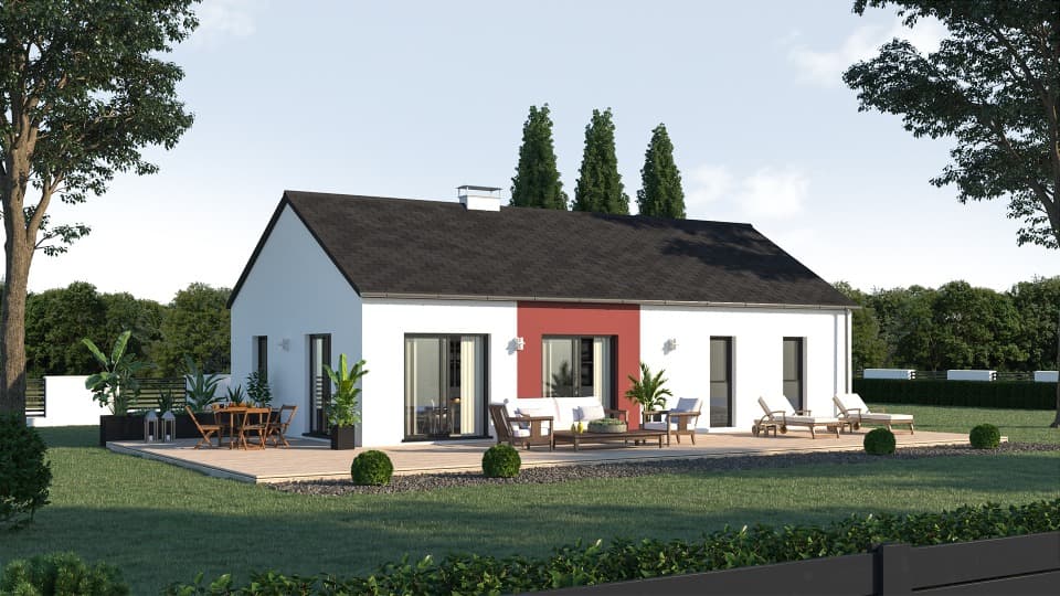 Maison neuve - Terrain à bâtir Pont-Scorff (56620) à Pont-Scorff (56), prix 266 600 €