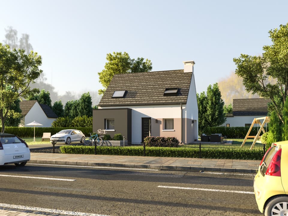 Maison neuve - Terrain à bâtir Ploemeur (56270) à Ploemeur (56), prix 587 000 €