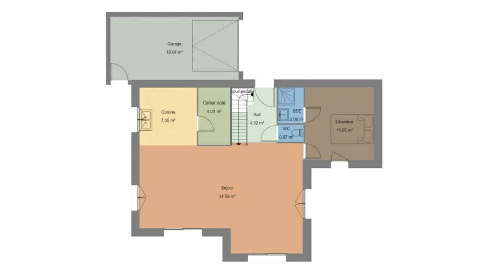 Maison neuve - Terrain à bâtir Guidel (56520) à Guidel, prix 539 000 €