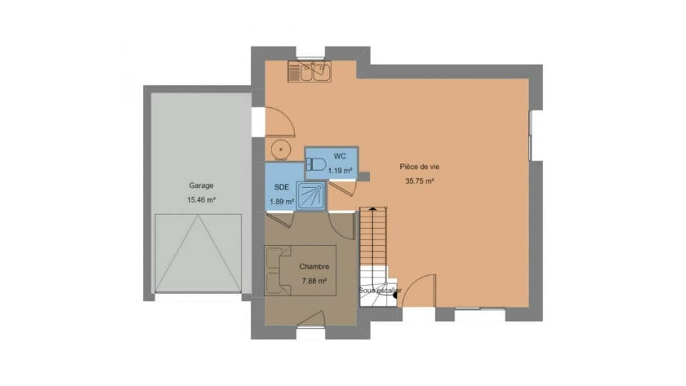 Maison neuve - Terrain à bâtir Baud (56150) à Baud (56), prix 243 900 €