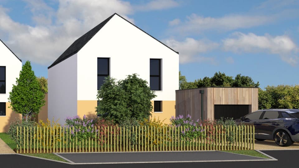Maison neuve - Terrain à bâtir Plomelin (29700) à Plomelin (29), prix 270 000 €